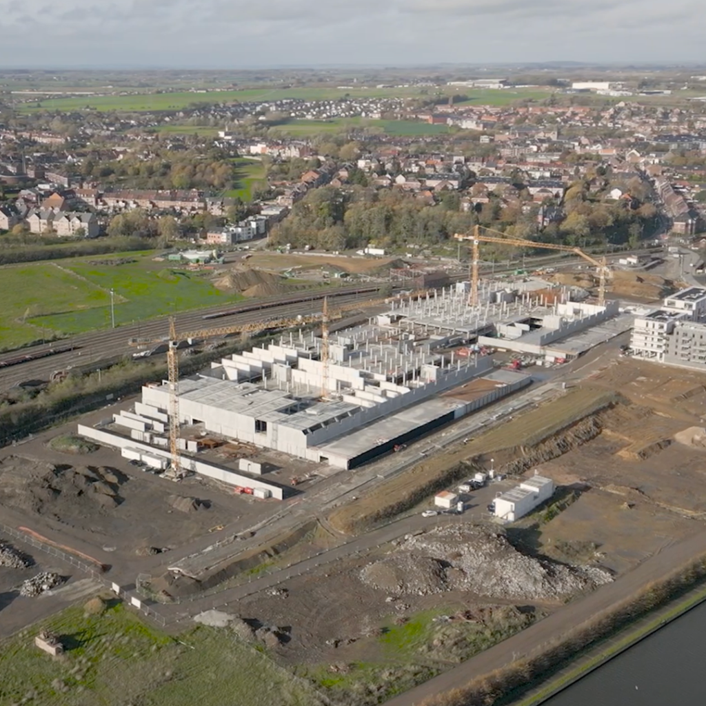 TUBIZE OUTLET MALL – Drone BTP Belgique